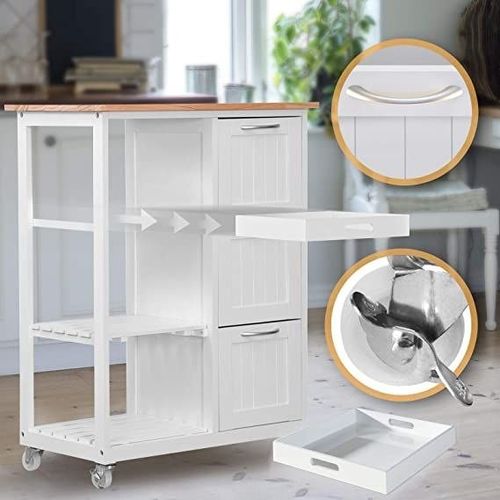 Wózek kuchenny na kółkach na Arena.pl