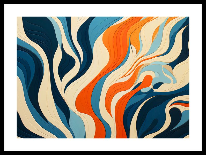 Plakat 42x29,7cm Oceaniczne Fale zdjęcie 3