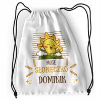 Plecak Sportowy Szkolny Dla Dominika Syna Dziecka Z Nadrukiem Ze Zdjęciem