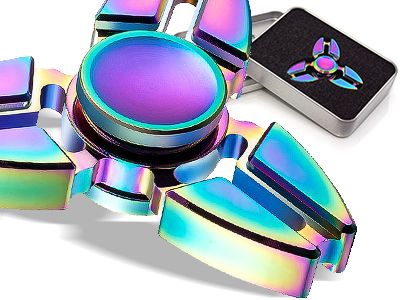 CRAB RAINBOW HAND FIDGET SPINNER METAL na Arena.pl