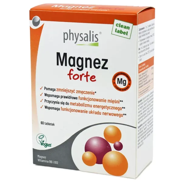 Magnez Forte 60 Tabletek - Physalis zdjęcie 1