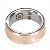 INTELIGENTNY PIERŚCIEŃ NFC SMART RING HEALTH TRACKER IP68 BT 5.1 ZŁOTY