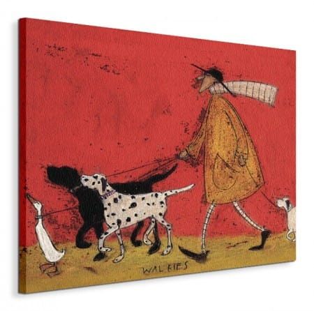 Sam Toft Walkies - Obraz na płótnie 50x40 cm na Arena.pl