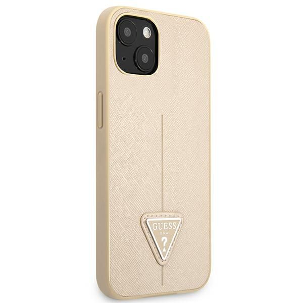 Etui Guess do iPhone 13 mini, Beżowy zdjęcie 4