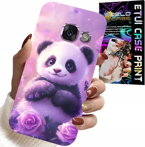 ETUI DO SAMSUNG A5 2017 - SŁODKA PANDA WZORY DLA DZIECI + SZKŁO na Arena.pl
