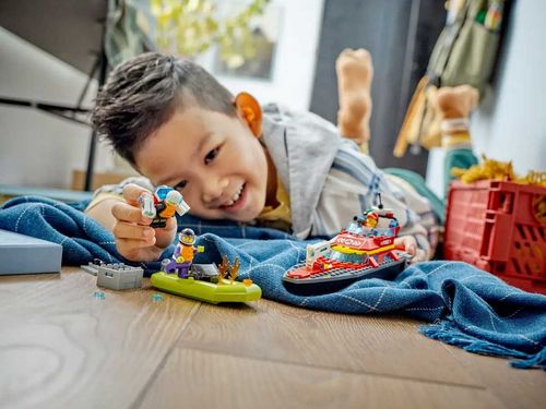 60373 - lego city - łódź strażacka na Arena.pl