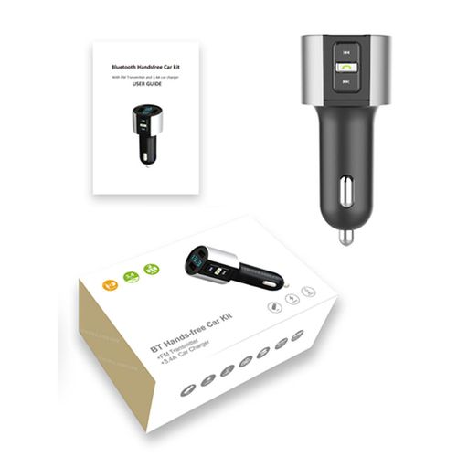 TRANSMITER FM ŁADOWARKA BLUETOOTH 3.4A 2X USB SAMOCHODOWA na Arena.pl