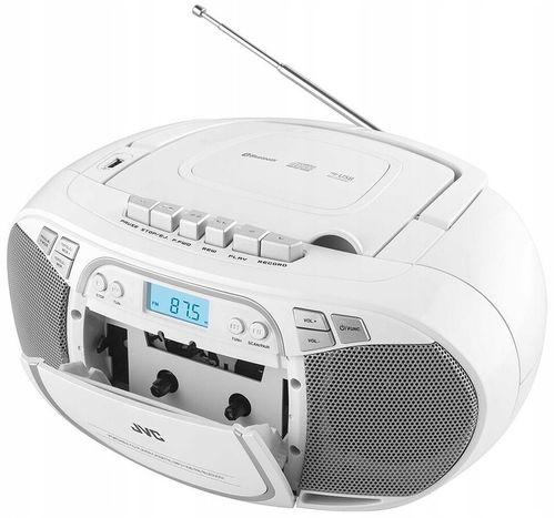 Radioodtwarzacz JVC RC-E451W CD AUX USB Biały na Arena.pl