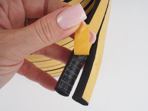 Uszczelka garażowa D 12x10 Czarna 50m do bramy garażowej progowa solidna na Arena.pl