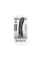 dildo realistyczne zakrzywione realrock z przyssawką 23 cm