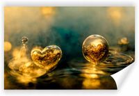 Fototapeta PREMIUM STRUKTURA ZMYWALANA ABSTRAKCYJNE KSZTAŁTY NA WODZIE