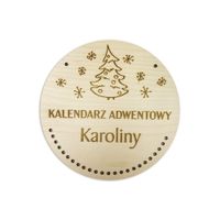 KALENDARZ ADWENTOWY z grawerem dla dziecka  BAZA  02
