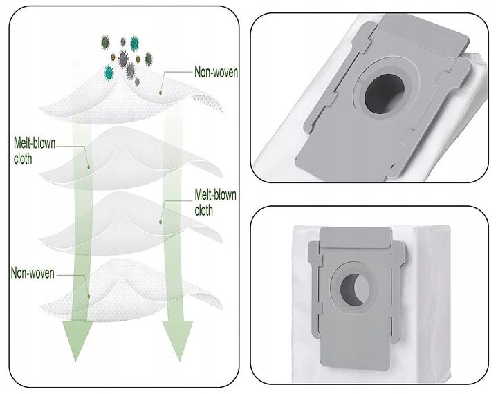 SZCZOTKI WAŁKI FILTRY WORKI do iRobot Roomba E I J i3+ i4+ i5+ i6+ i7+ j7+ zdjęcie 9