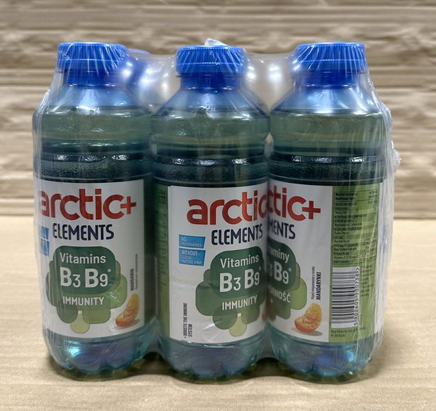 Arctic+ Elements Witaminy mandarynka 600ml - karton zdjęcie 1
