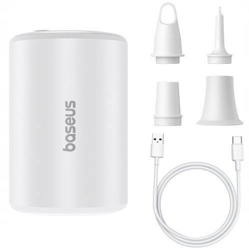 BASEUS POMPKA ELEKTRYCZNA BEZPRZEWODOWA DO MATERACY KÓŁEK DMUCHAŃCE LATARKA na Arena.pl