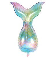 Balon foliowy ogon syreny, 83x48cm