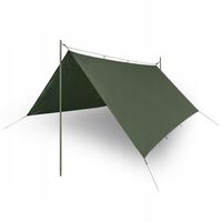 Płachta Biwakowa Tarp Helikon-Tex Supertarp Olive Green na Biwak 3x3 m