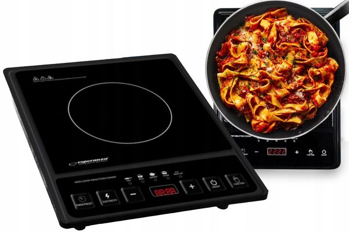 PŁYTA INDUKCYJNA KUCHENKA ELEKTRYCZNA 2000W TIMER 80°C~270°C 5 PROGRAMÓW zdjęcie 5