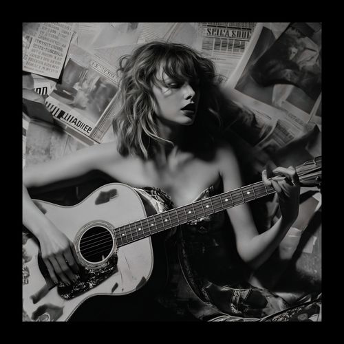 Plakat 20x20cm Młoda Gitarzystka na Arena.pl