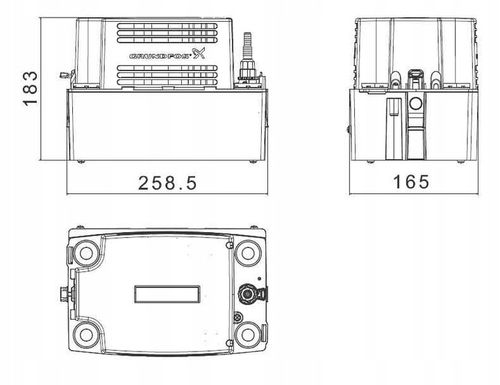 Pompa GRUNDFOS skropliny kondensatu CONLIFT +taśma na Arena.pl