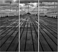 90CM 80 OBRAZ 3 ELEM SOPOT MOLO ŚCIENNY