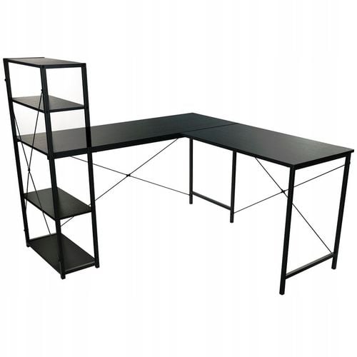 DUŻE BIURKO NAROŻNE KOMPUTEROWE DWUSTRONNE DO BIURA LOFT METALOWE na Arena.pl