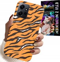 ETUI DO XIAOMI NOTE 12 4G - PLECKI W TYGRYSIE PASKI POKROWIEC +SZKŁO