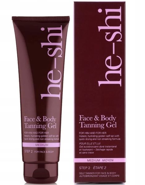 He-Shi samoopalacz w żelu do twarzy i ciała Medium zdjęcie 1