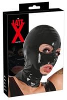 latex mask black