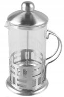 Szklany ZAPARZACZ TŁOKOWY do HERBATY Ziół KAWY French Press 350ml A1445