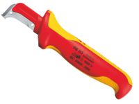 Knipex 9855 nóż do kabli ostrze hakowe VDE 1000V