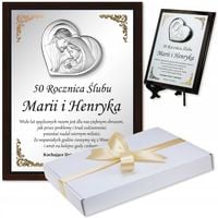 PREZENT na ROCZNICĘ ŚLUBU JUBILEUSZ 15 20 25 30 40 45 50 55 GODY + pudełko