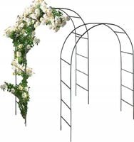 2x PERGOLA OGRODOWA UCHWYT ŁUK NA RÓŻE ROŚLINY