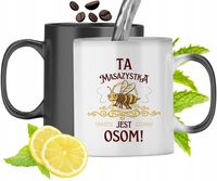 Kubek Magiczny Dla Masażystki Zmieniający Kolor Z Nadrukiem Ze Zdjęciem