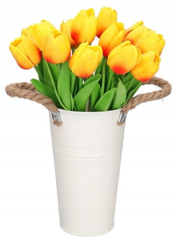 TULIPANY BUKIET TULIPANÓW GUMOWANE GUMOWE SILIKONOWE JAK ŻYWE na Arena.pl