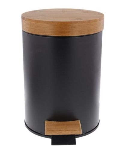 KOSZ BAMBUS 3 LITRY CZARNY MAT BAMBOO PEDAŁ STELL na Arena.pl