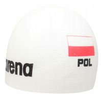 Czepek pływacki startowy kadrowy silikonowy na basen Arena 3D Ultra Cap L