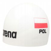 Czepek pływacki startowy kadrowy silikonowy na basen Arena 3D Ultra Cap L