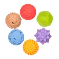 piłki sensoryczne 6 szt. buźki