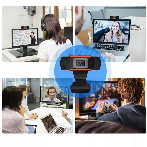 Kamerka Kamera INTERNETOWA PC FHD 1080P MIKROFON na Arena.pl