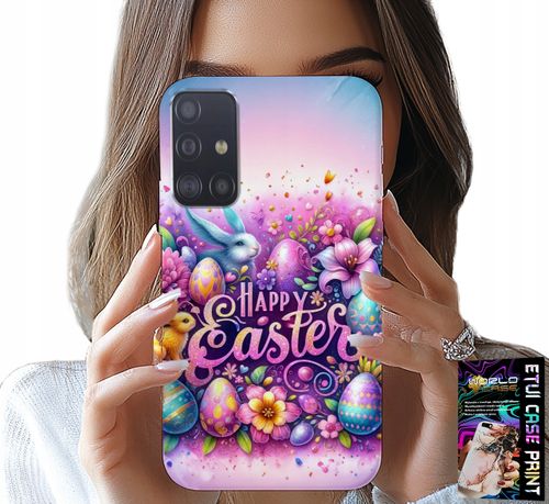 ETUI DO SAMSUNG GALAXY A71 - WESOŁEGO JAJKA, WIELKANOC, PISANKI JAJKA na Arena.pl