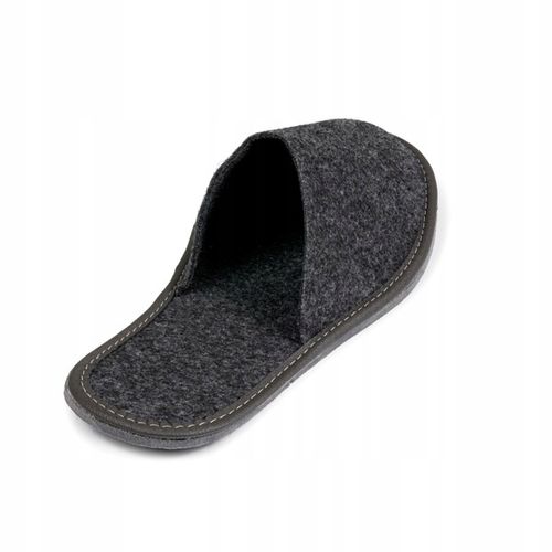 FILCOWE KAPCIE MĘSKIE GRAFIT PEŁNE KLAPKI DOMOWE na Arena.pl