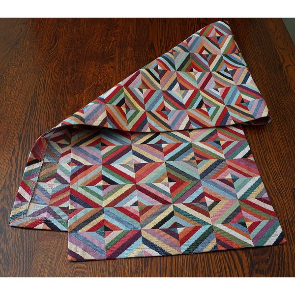 Bieżnik gobelinowy CUBIC Multikolor 140cm zdjęcie 3