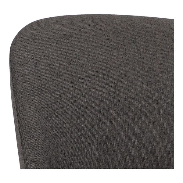 Krzesło Cloe szare ciemne/ chrom zdjęcie 9