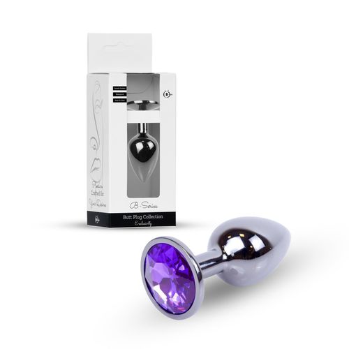 Plug-Jewellery Dark Silver Plug- Purple na Arena.pl