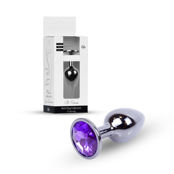 Plug-Jewellery Dark Silver Plug- Purple zdjęcie 11
