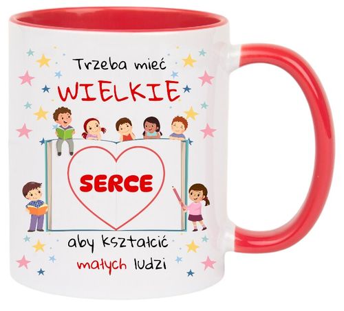 KUBEK Z NADRUKIEM PREZENT DZIEŃ NAUCZYCIELA WYCHOWAWCZYNI NAUCZYCIELKI na Arena.pl