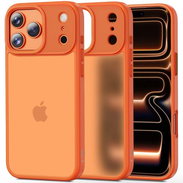 tech-protect magmat iphone 17 pro matte cosmic orange zdjęcie 1