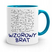 Kubek Błękitny Prezent Dla Brata Wzorowy Brat Z Nadrukiem Ze Zdjęciem
