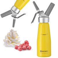 SYFON DO ŚMIETANY HENDI 0.5L ŻÓŁTY - DO DEKORACJI DESERÓW